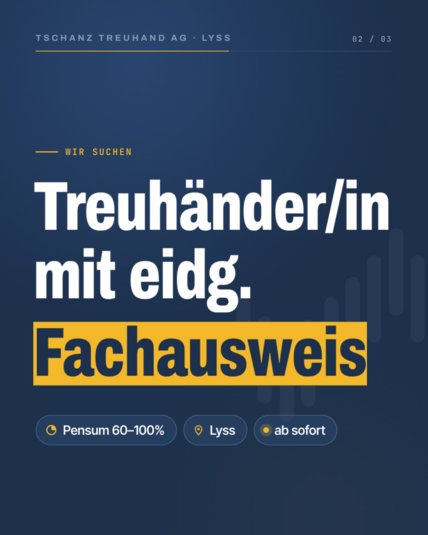 Finde deine Berufung und baue auf deine Stärken. Klick hier für TREUHAND.JOBS #yourdream #yourfuture #yourpassion